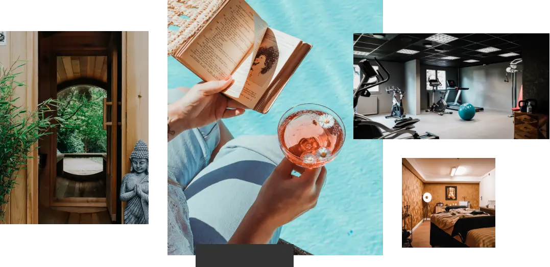 Group-499 Composition activités piscine, relaxation et sport