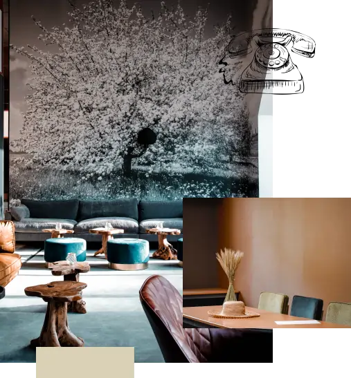 Group-514-1 Composition d'espaces de l'hôtel Les Jardins de Deauville